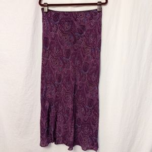 Gorgeous Lola P Paisley Maxi Skirt Size L